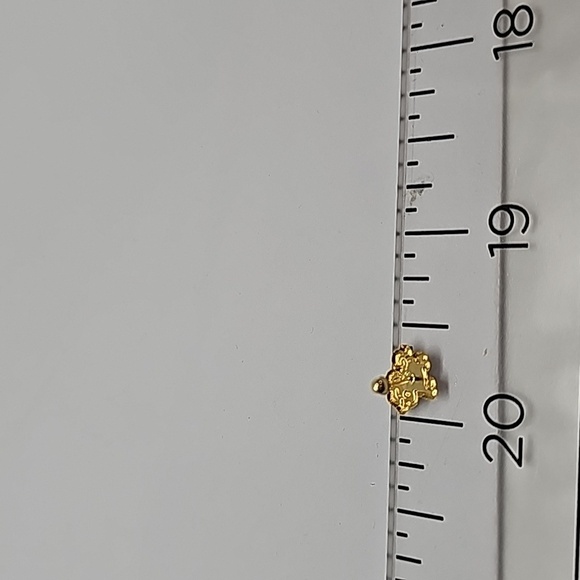 10k Real Gold Unicorn Stud Earrings, Tiny Little Girls Studs, Animal Earrings, - Picture 7 of 7